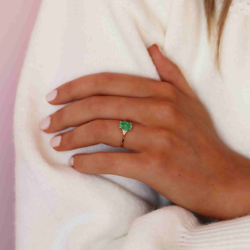 Heirloom Sapphire & Diamond Ring | Ruby & Oscar